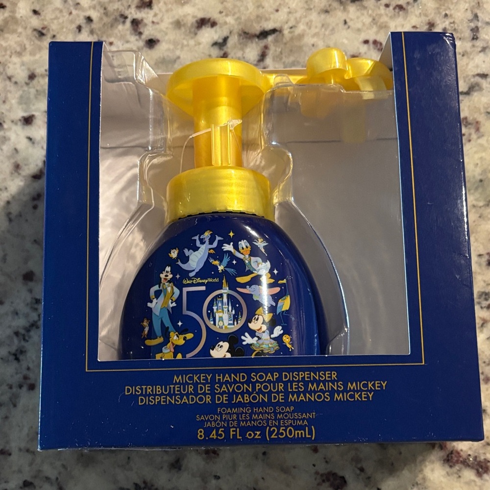 Disney Blue and Yellow Mickey Soap Dispenser